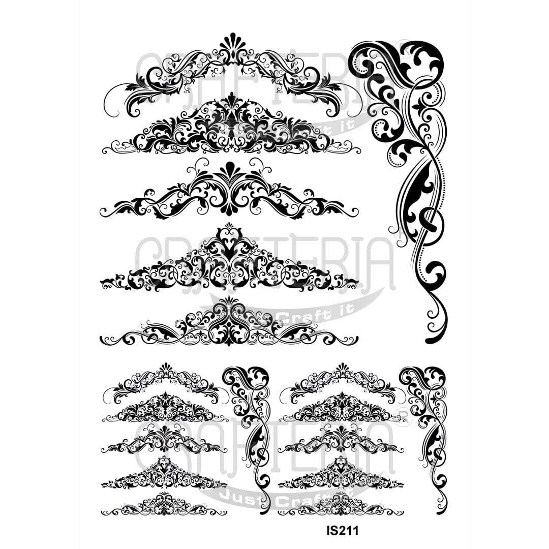 Border Designs Insert Sheet (Transparent Sheet) IS211