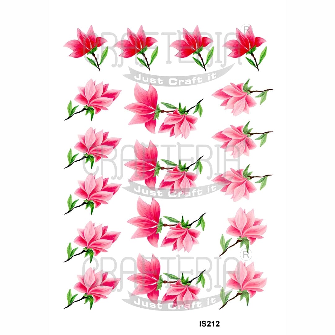 Crafteria Floral Designs Insert Sheet (Transparent Sheet) IS212