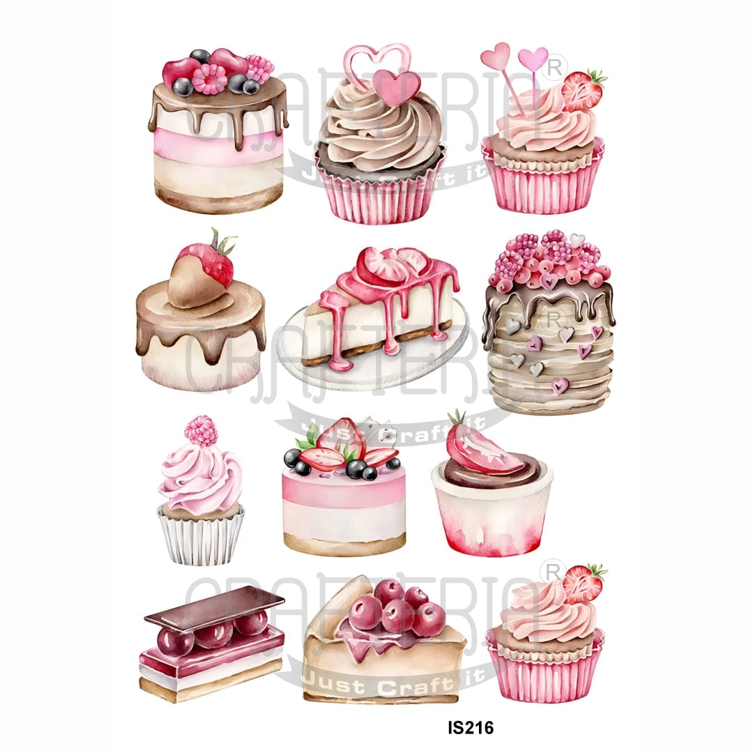 Crafteria Sweet Designs Insert Sheet (Transparent Sheet) IS216