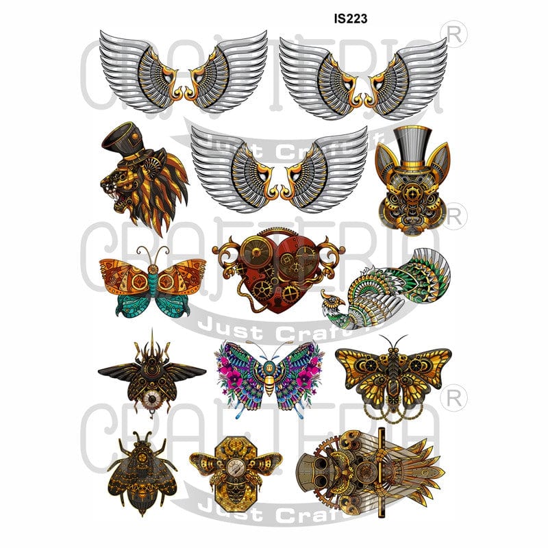 Crafteria Insects Designs Insert Sheet (Transparent Sheet) IS223