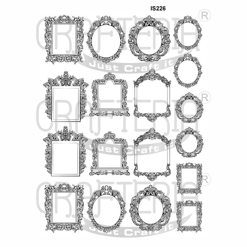 Crafteria Frame Designs Insert Sheet (Transparent Sheet) IS226