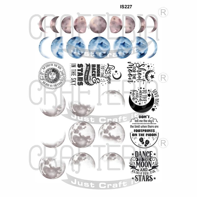 Crafteria Moon Designs Insert Sheet (Transparent Sheet) IS227