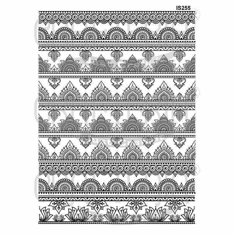 Crafteria Line Patterns Designs Insert Sheet (Transparent Sheet) IS255