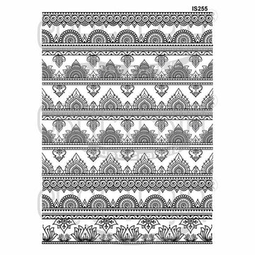 Crafteria Line Patterns Designs Insert Sheet (Transparent Sheet) IS255