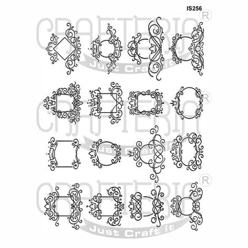 Crafteria Frame Designs Insert Sheet (Transparent Sheet) IS256
