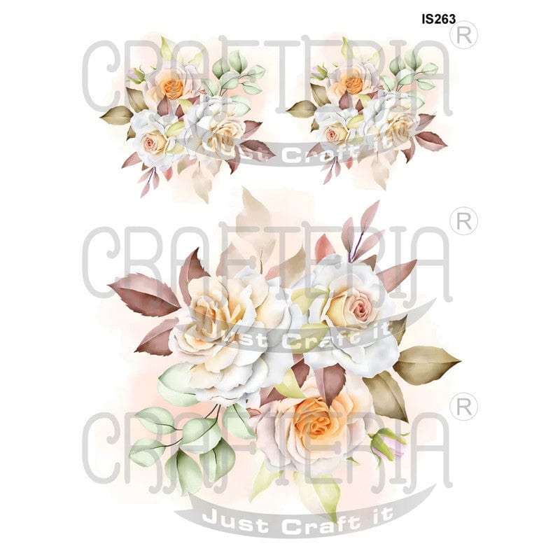 Crafteria Floral Designs Insert Sheet (Transparent Sheet) IS263