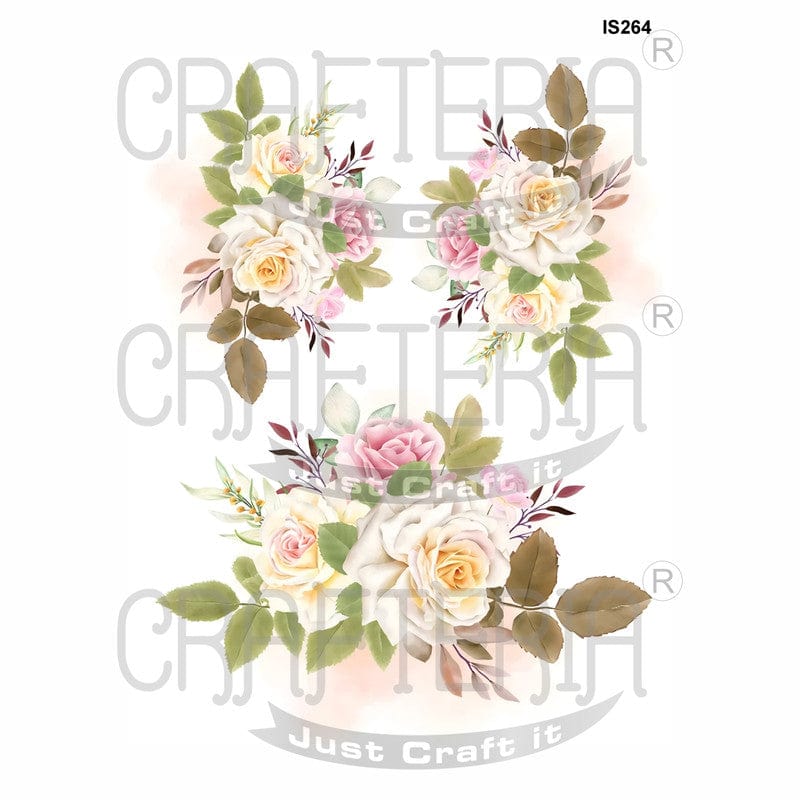 Crafteria Floral Designs Insert Sheet (Transparent Sheet) IS264