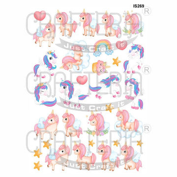 Crafteria Unicorn Designs Insert Sheet (Transparent Sheet) IS269