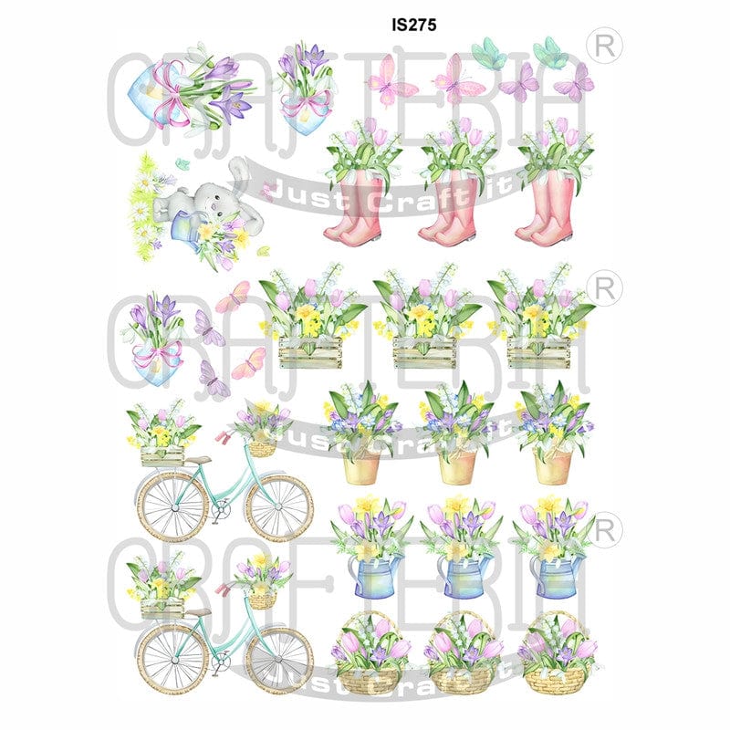 Crafteria Plants Designs Insert Sheet (Transparent Sheet) IS275