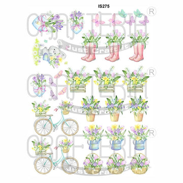 Crafteria Plants Designs Insert Sheet (Transparent Sheet) IS275