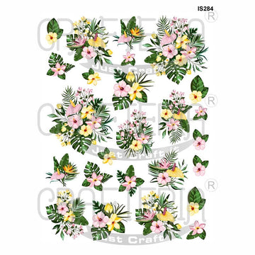 Crafteria Floral Designs Insert Sheet (Transparent Sheet) IS284