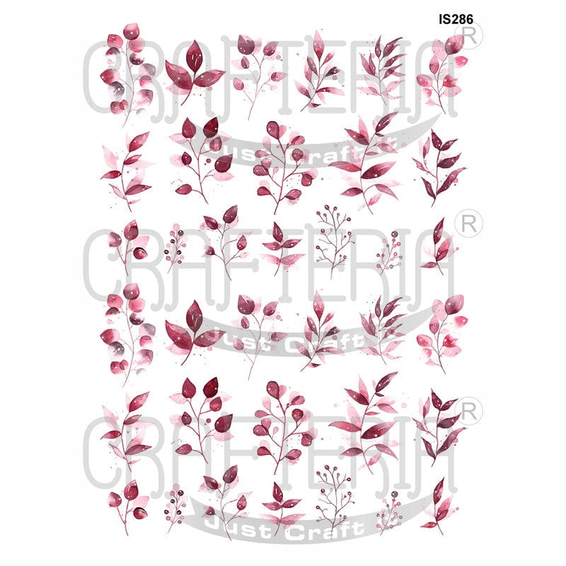 Crafteria Floral Designs Insert Sheet (Transparent Sheet) IS286