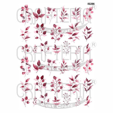 Crafteria Floral Designs Insert Sheet (Transparent Sheet) IS286