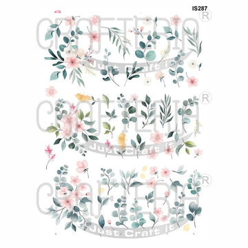 Crafteria Floral Designs Insert Sheet (Transparent Sheet) IS287