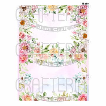 Crafteria Floral Designs Insert Sheet (Transparent Sheet) IS288