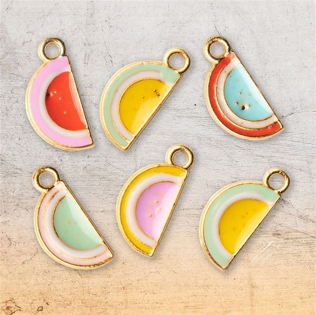 My Store JEWELLERY CHARMS WATERMELON SLICE GOLD JEWELLERY CHARMS