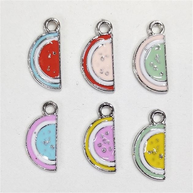 My Store JEWELLERY CHARMS WATERMELON SLICE SILVER JEWELLERY CHARMS