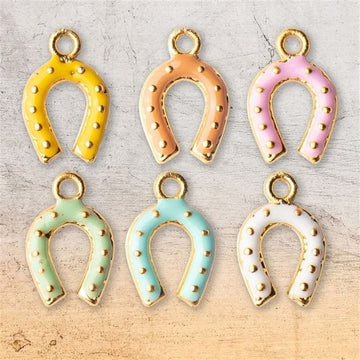 My Store JEWELLERY CHARMS HORSE SHOE GOLD JEWELLERY CHARMS