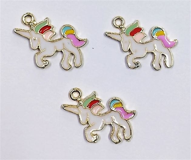 My Store JEWELLERY CHARMS UNICORN GOLD JEWELLERY CHARMS