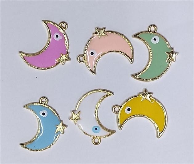 My Store JEWELLERY CHARMS HALF MOON GOLD JEWELLERY CHARMS