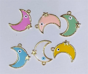 My Store JEWELLERY CHARMS HALF MOON GOLD JEWELLERY CHARMS