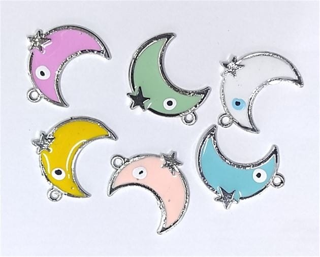 My Store JEWELLERY CHARMS HALF MOON SILVER JEWELLERY CHARMS