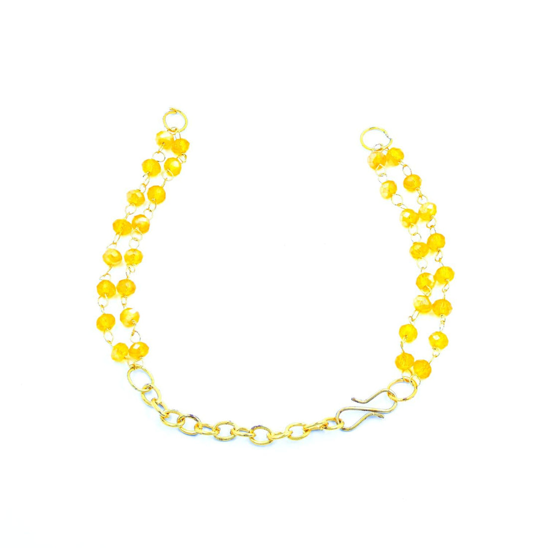 Crafteria YELLOW BRACELET RAKHI CHAIN NO 7