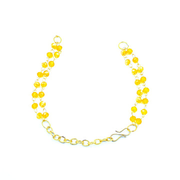 Crafteria YELLOW BRACELET RAKHI CHAIN NO 7