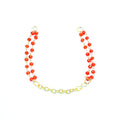 Crafteria D.ORANGE BRACELET RAKHI CHAIN NO 7