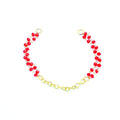 Crafteria RED BRACELET RAKHI CHAIN NO 7