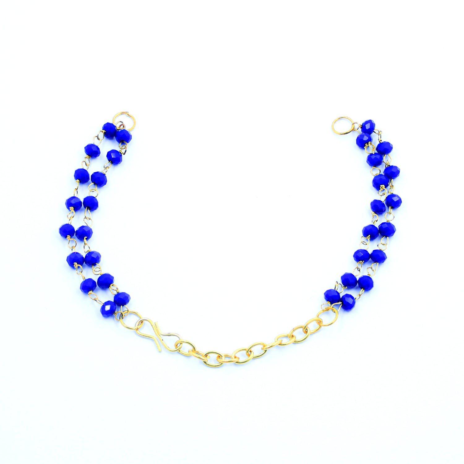 Crafteria BLUE BRACELET RAKHI CHAIN NO 7