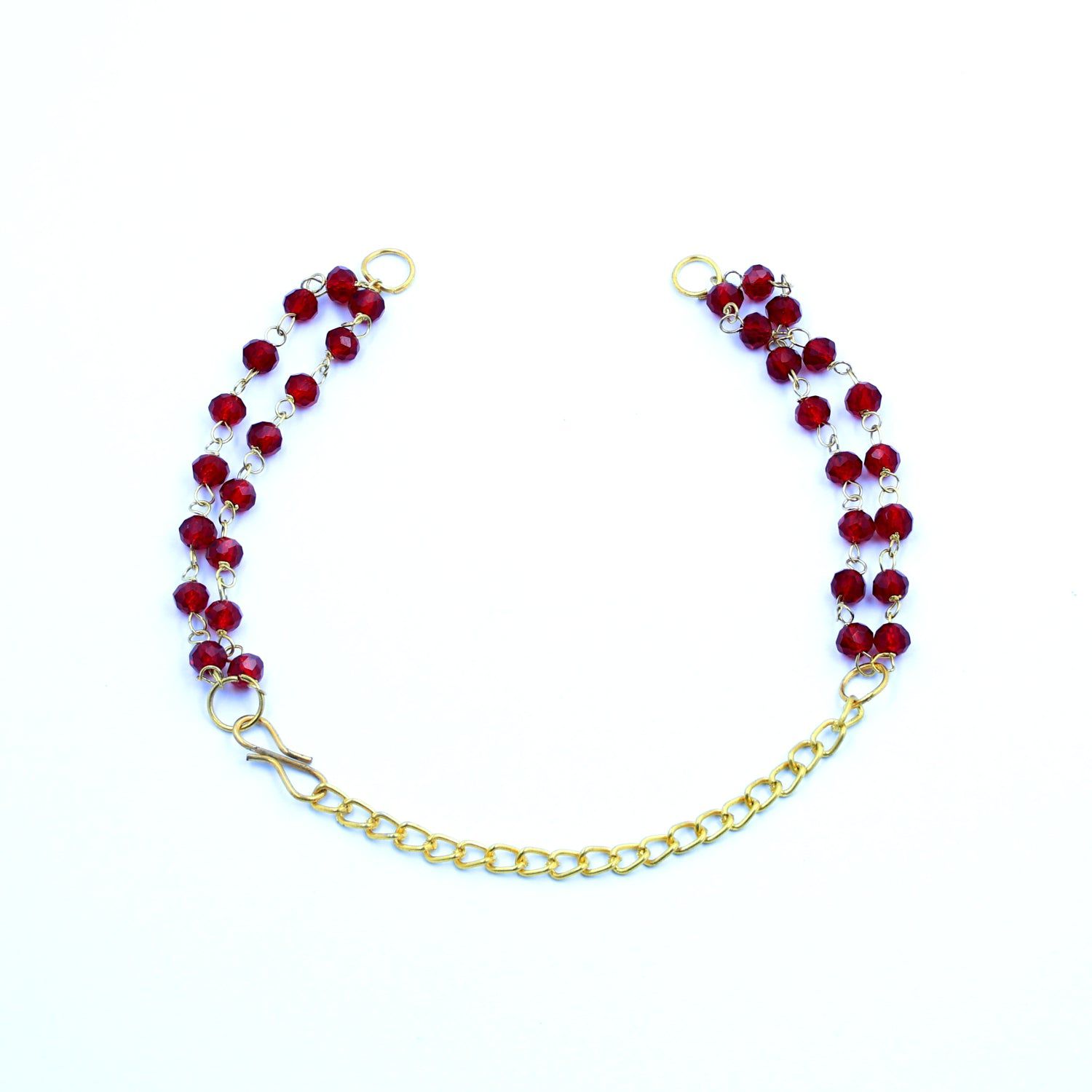 Crafteria MAROON BRACELET RAKHI CHAIN NO 7