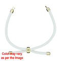 Crafteria Cream Colour And Gold Rope Bracelet With Adjustable Clasp