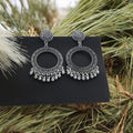 Crafteria Oxidized Silver Jhumka Design 3