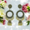 Crafteria Oxidized Gold Jhumka Design 7