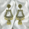 Crafteria Oxidized Gold Jhumka Design 10