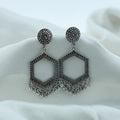 Crafteria Oxidized Silver Jhumka Design 16