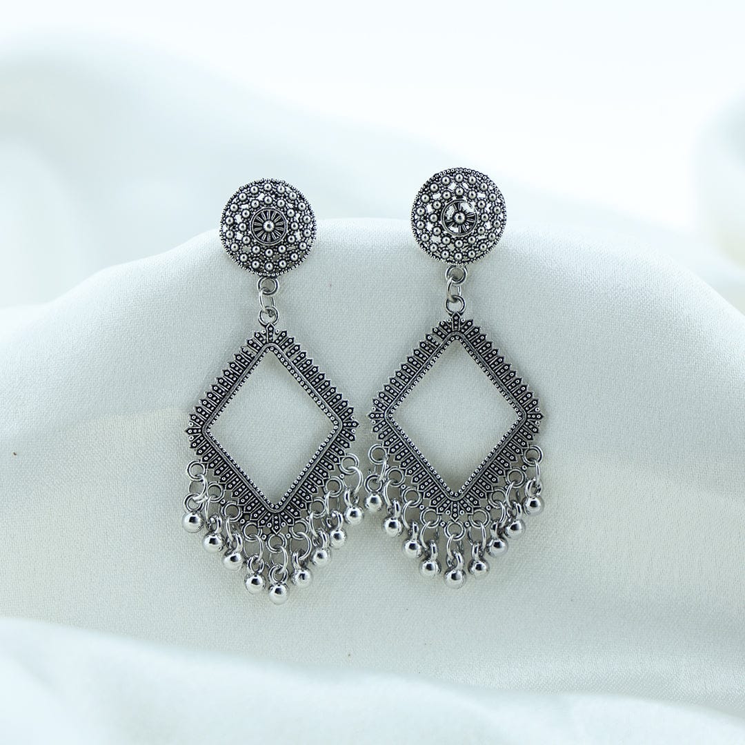 Crafteria Oxidized Gold Jhumka Design 17