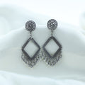 Crafteria Oxidized Silver Jhumka Design 17