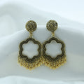 Crafteria Oxidized Gold Jhumka Design 19