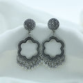 Crafteria Oxidized Silver Jhumka Design 19