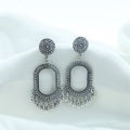 Crafteria Oxidized Silver Jhumka Design 25