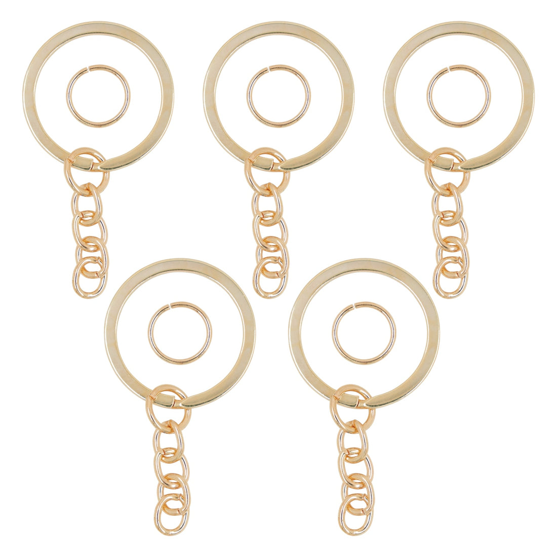 Crafteria GOLD / 25MM KEYCHAIN WITH CONNECTER RING