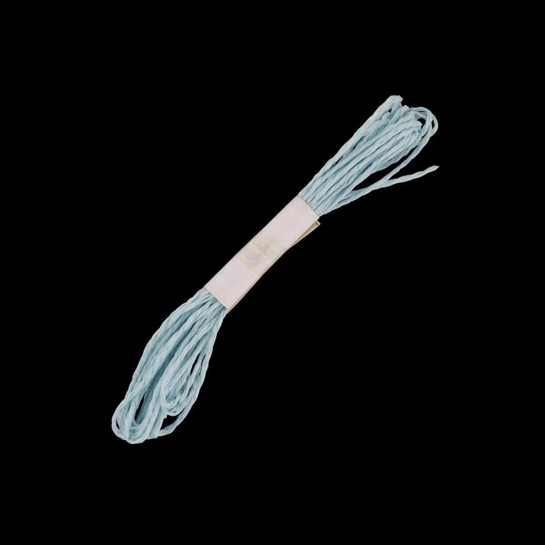 Crafteria Light Blue Colour Paper Thread Twisted Rope for DIY Art