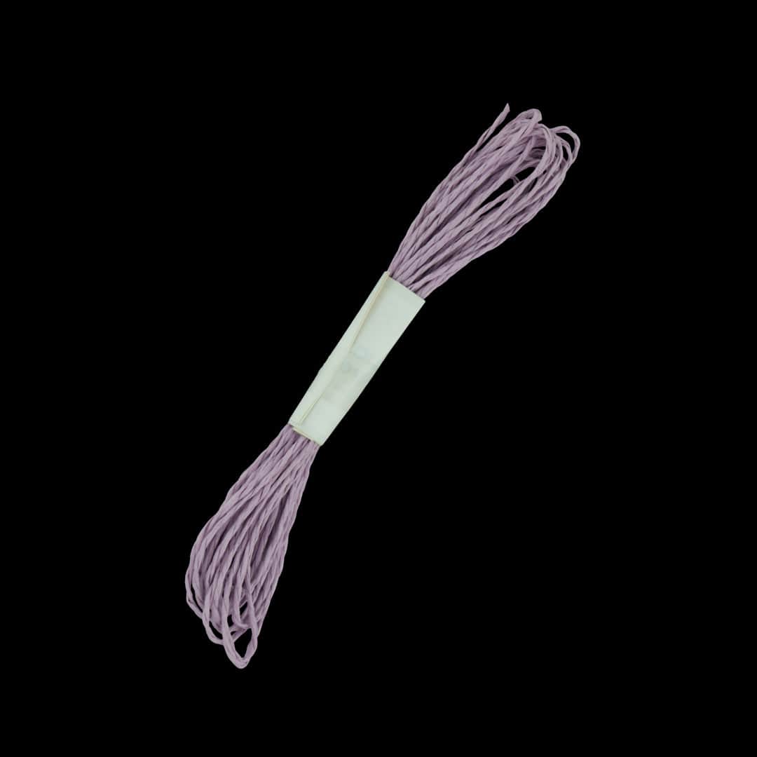 Crafteria Lavender Colour Paper Thread Twisted Rope for DIY Art