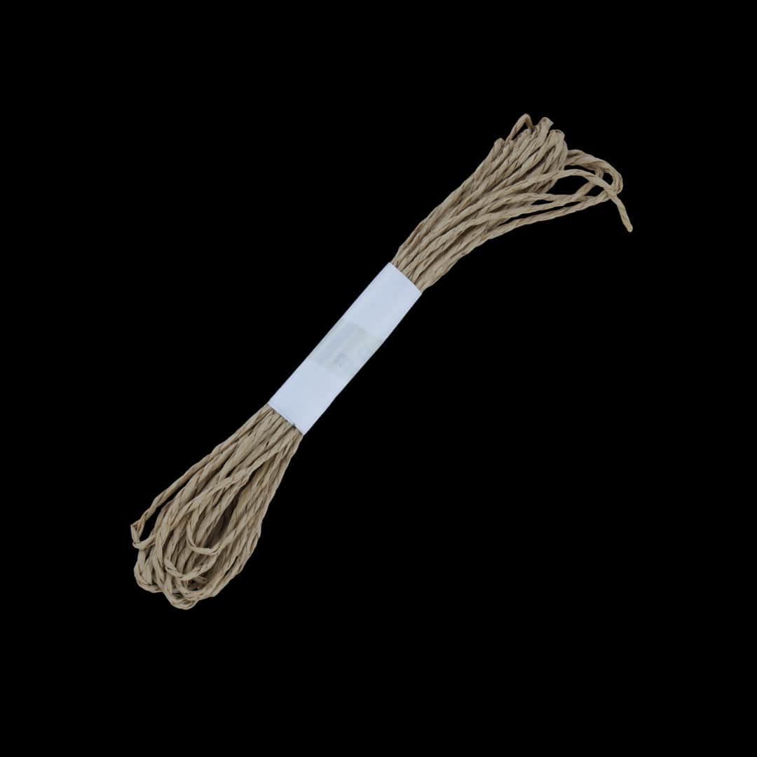 Crafteria Light Brown Colour Paper Thread Twisted Rope for DIY Art