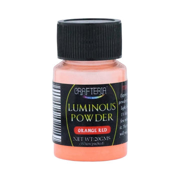 Crafteria Orange Red Luminous Powder
