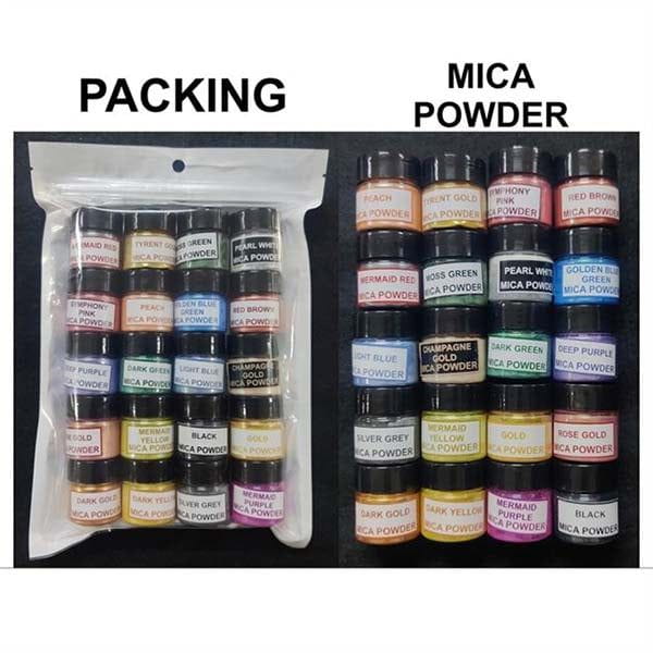 Crafteria PEARL POWDER 20 SHADES PEARL MICA POWDER SET