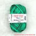 Crafteria Dark Green Metallic T-Shirt Yarn