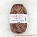 Crafteria Rust Colour Metallic T-Shirt Yarn